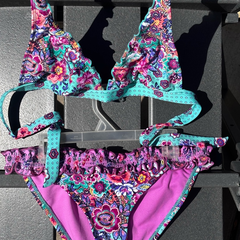 Multicolor Floral Bikini Set size M - Picture 6 of 6